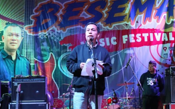 Sekretaris Daerah Kota Pagar Alam Menghadiri Penutupan Festival Band Besemah