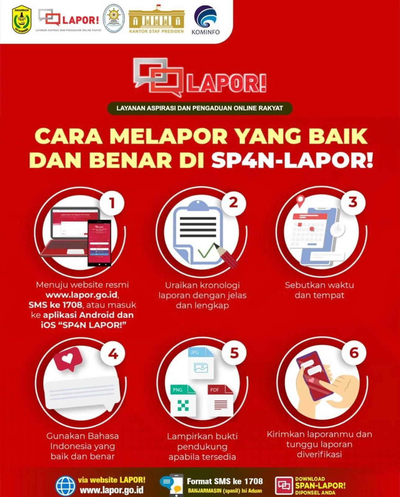 Cara Melapor Yang Baik Dan Benar Di SP4N-LAPOR.